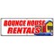 Signmission BOUNCE HOUSE RENTALS BANNER SIGN party photobooth inflatable moonwalk B-72 Bounce House Rentals - alternate 1